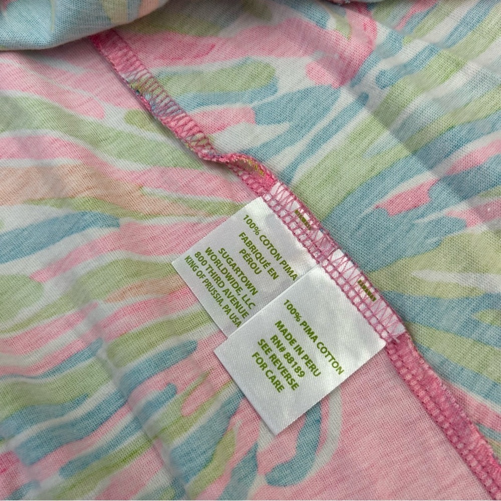 Lily Pulitzer Neon Tropical Vacation Cotton Dress Size Small - Picture 5 of 5